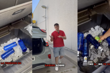 Enseña un modelo de coche que trae incorporada una nevera y la gente alucina: “Ideal para el botellón”