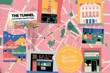 Por la calle Lower Marsh: grafitis, comida callejera y teatros legendarios en el corazón de Londres