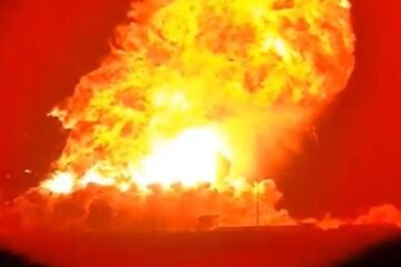 La Starship de Elon Musk explota dejando una inmensa bola de fuego en la zona de despegue