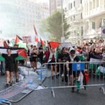 La Policía carga contra los manifestantes propalestinos después de que Sánchez alentara las protestas en la Vuelta Ciclista