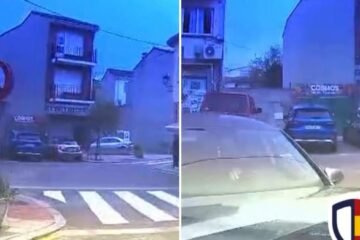 Dos coches se chocan de manera frontal en un pueblo de Ávila, pero la gente se fija en otra cosa: “Está más harto de la copiloto que del golpe”
