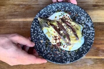 Berenjenas al horno con anchoas, la delicia saludable del Chef Bosquet que rompe moldes