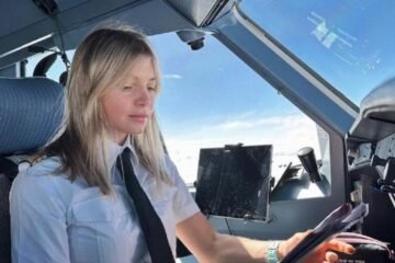Savina Paül, piloto de avión de 30 años: “En los días de viento lo más complicado para volar son las rachas y no la fuerza, aunque para los aviones no son un problema”