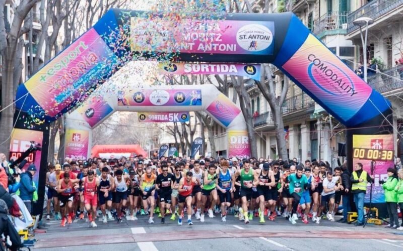 Récord en la 47ª Cursa Moritz Sant Antoni con éxito en lo deportivo y en el apoyo a la salud visual