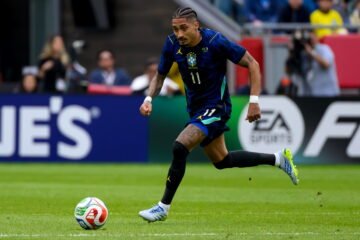 Raphinha, tras lesionarse el bíceps femoral de la pierna derecha con Brasil, estará cinco semanas de baja