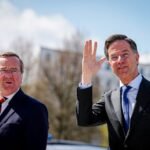 Rutte y Pistorius urgen a los aliados «no flaquear en el apoyo a Ucrania» pese a la guerra en Oriente Próximo