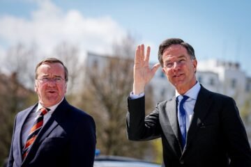 Rutte y Pistorius urgen a los aliados «no flaquear en el apoyo a Ucrania» pese a la guerra en Oriente Próximo