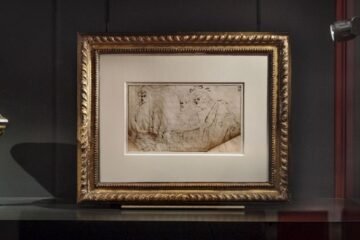 Salen a la luz un dibujo y un manuscrito de Rubens en una hoja de cuaderno de 1607