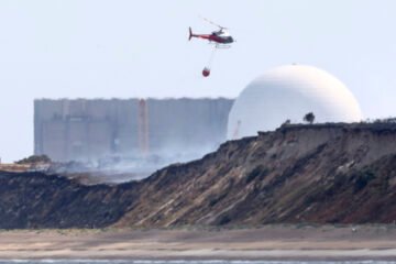 La mayor central nuclear del Reino Unido, en estado de alerta por un incendio forestal