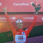 Andorra, el último trofeo en la infinita colección de Pogacar, que no se obsesiona con el récord de 13 victorias de etapa de Maertens en la Vuelta: »No me lo planteo»