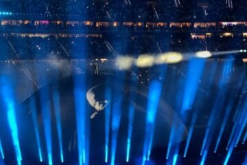 Kanye West debuta en Madrid con una espectacular puesta en escena