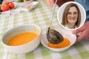 Rocío Práxedes, nutricionista: «Si vas a comprar gazpacho en el supermercado, comprueba que los ingredientes solo son hortalizas, qué tipo de aceite lleva y cuánta sal»